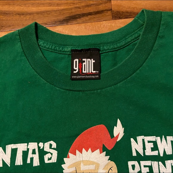 Vintage GIANT Tag Santa’s New Reindeer Tee *RARE* - Picture 2 of 3